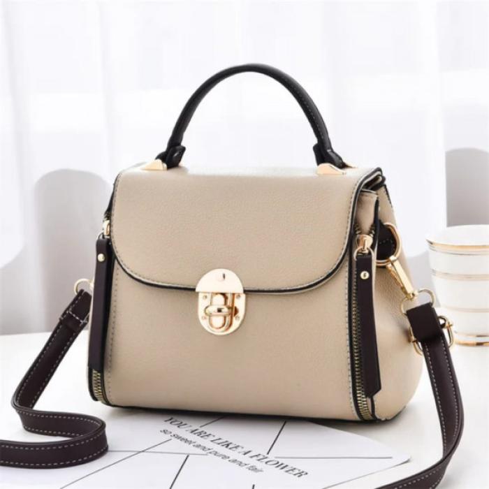 Fashion Shoulder For Women Ladies Crossbody Hand Bags Luxury Purses And Handbags New (Cream