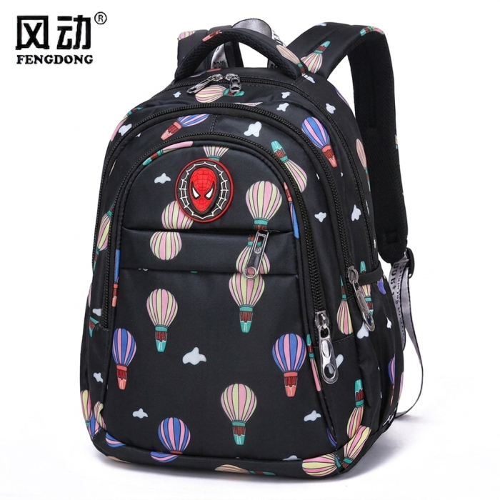 Balloon Adventure Kids Backpack (Black